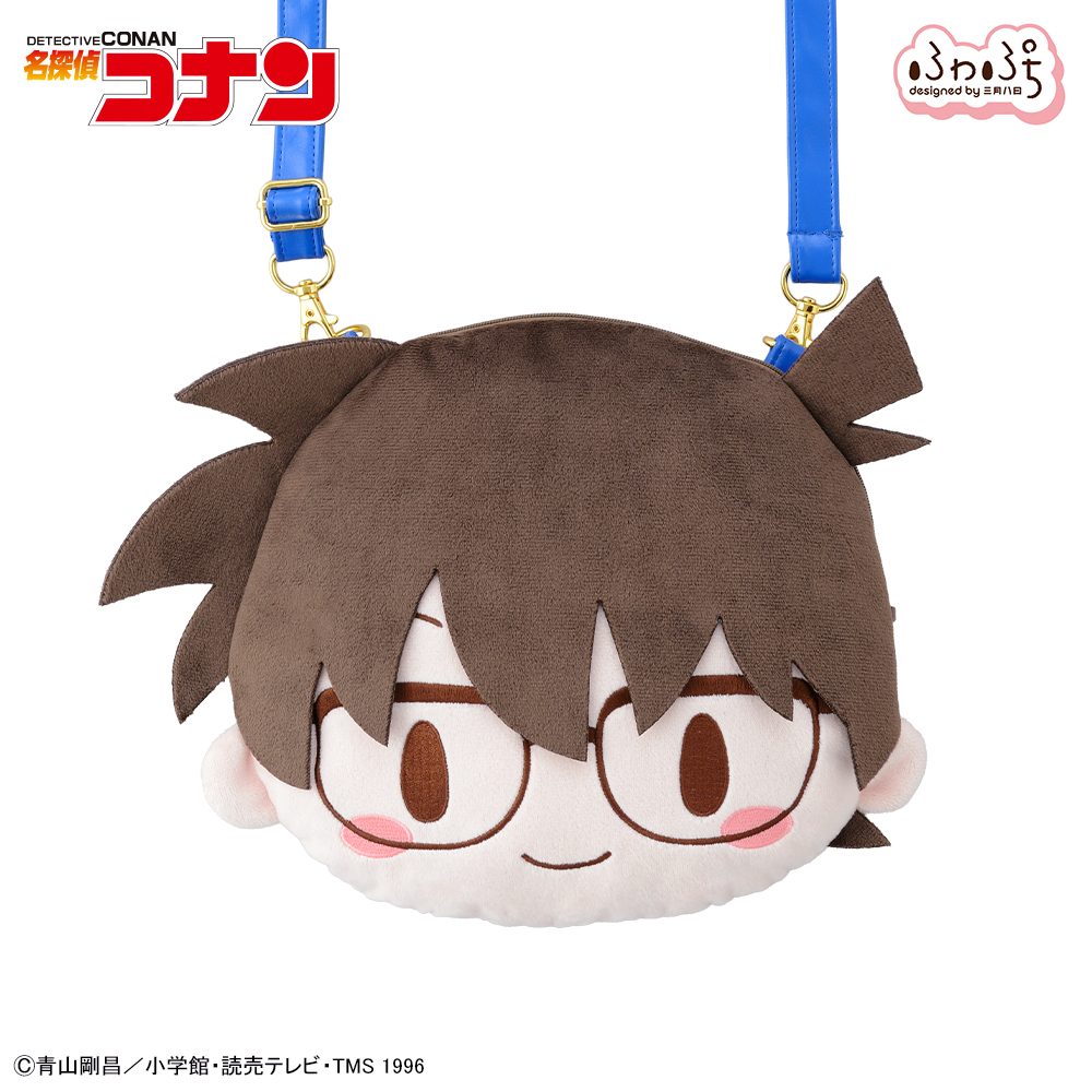 名探偵コナン 江戸川コナン ふわぷち フェイスショルダーバッグ M ("Detective Conan" Edogawa Conan Fuwa Petit Face Shoulder Bag M)