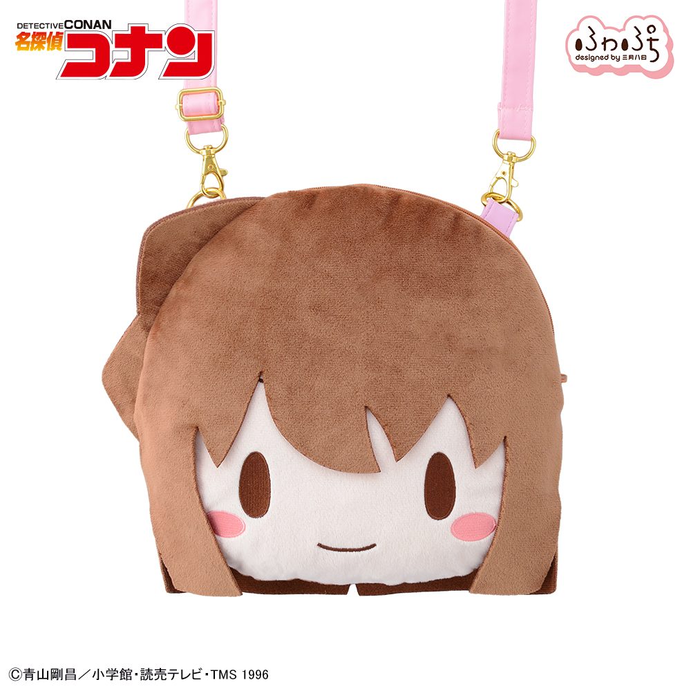 名探偵コナン 灰原哀 ふわぷち フェイスショルダーバッグ M ("Detective Conan" Haibara Ai Fuwa Petit Face Shoulder Bag M)