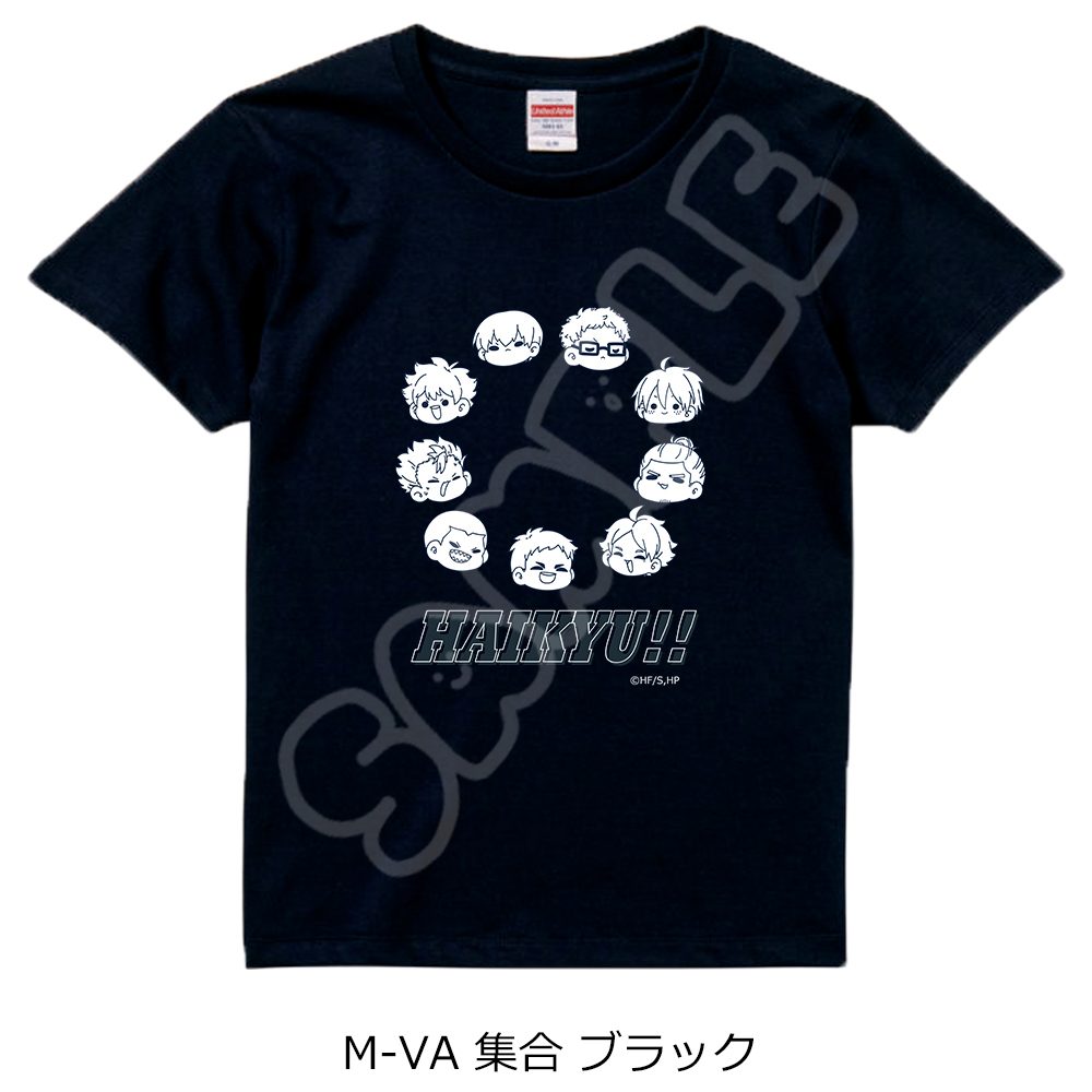 ハイキュー!! 第8弾 Tシャツ M-VA 集合 ブラック Lサイズ ("Haikyu!!" Vol. 8 T-shirt M-VA Group Black (L Size))