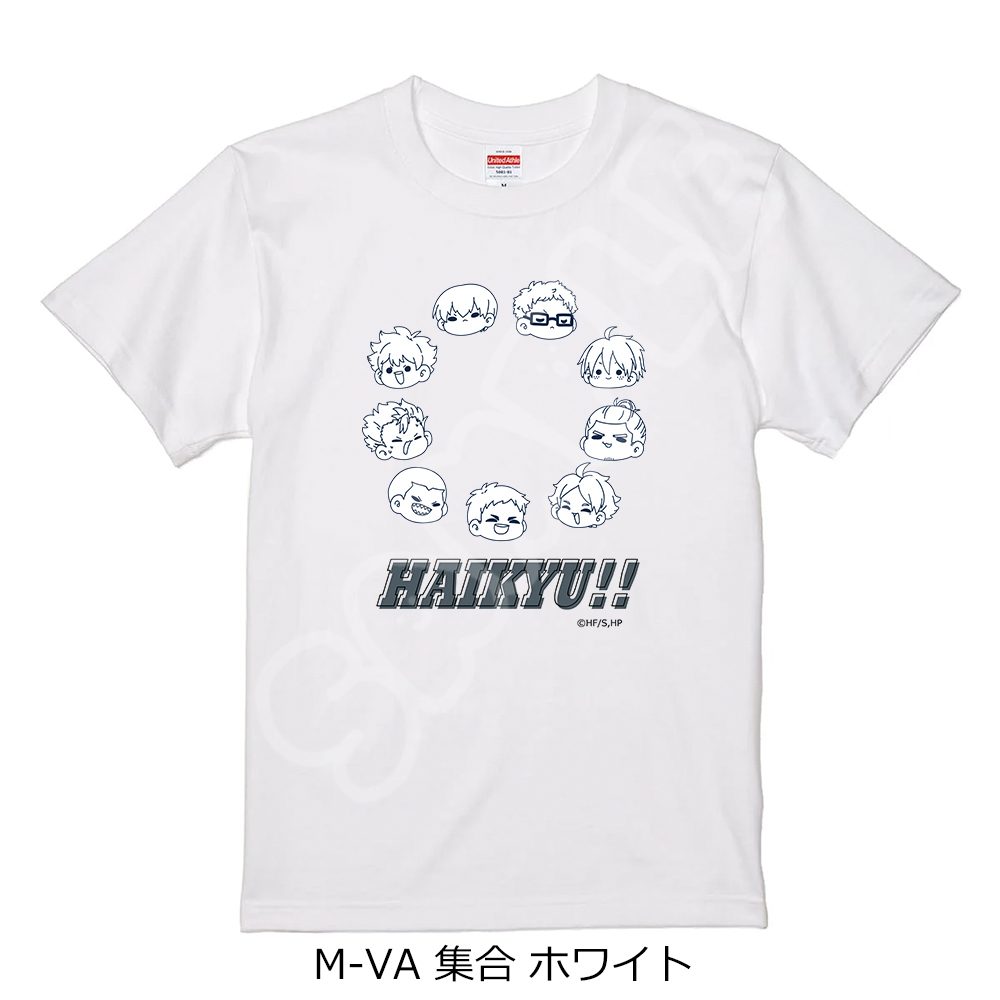 ハイキュー!! 第8弾 Tシャツ M-VA 集合 ホワイト Lサイズ ("Haikyu!!" Vol. 8 T-shirt M-VA Group White (L Size))
