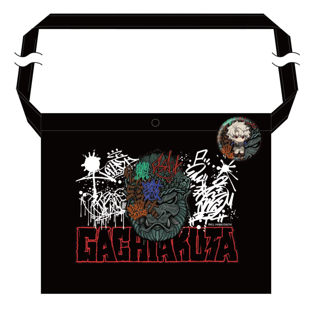 ガチアクタ 缶バッジ付 サコッシュ ("Gachiakuta" Sacoche with Can Badge)