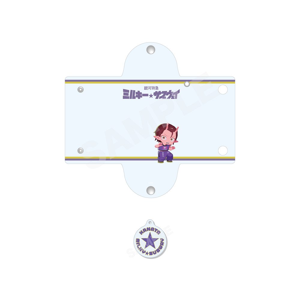 銀河特急 ミルキー☆サブウェイ チャーム付きクリアマルチケース 05 カナタ ("MILKY SUBWAY THE GALACTIC LIMITED EXPRESS" Clear Multi Case with Charm 05 Kanata)