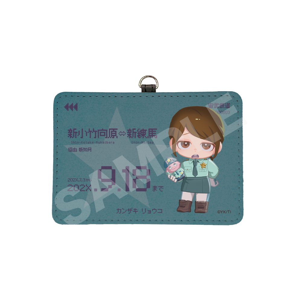 銀河特急 ミルキー☆サブウェイ レザーカードケース 03 リョーコ ("MILKY SUBWAY THE GALACTIC LIMITED EXPRESS" Leather Card Case 03 Ryoko)