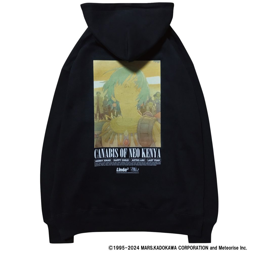 リンダキューブ30周年 リンダキューブパーカー ブラックA M ("Linda Cube" 30th Anniversary Linda Cube Hoodie Black A (M Size))