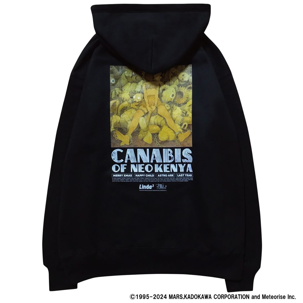 リンダキューブ30周年 リンダキューブパーカー ブラックC M ("Linda Cube" 30th Anniversary Linda Cube Hoodie Black C (M Size))