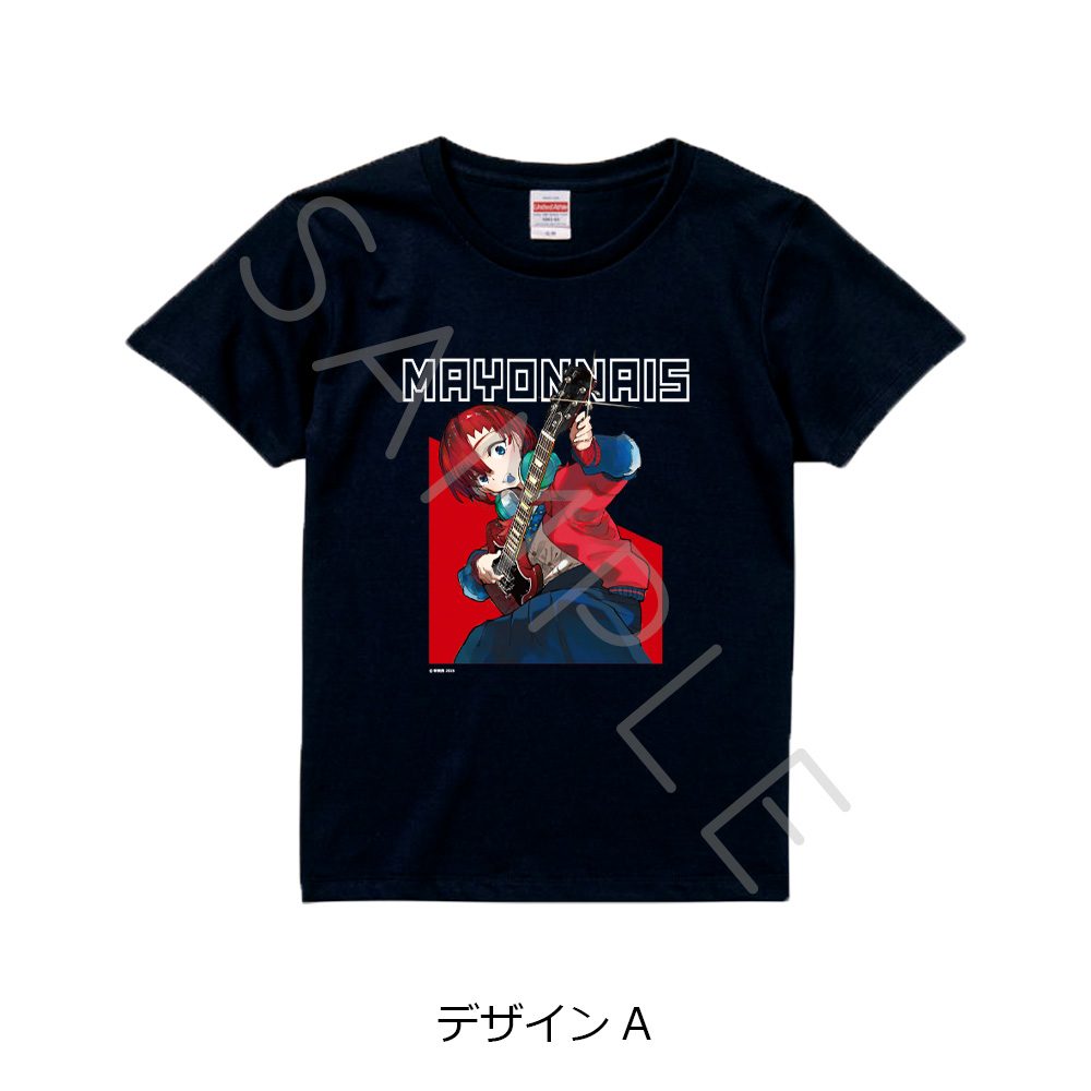 ダンジョンバンド Tシャツ デザインA Sサイズ ("Dangeon & Girl's band" T-shirt Design A (S Size))