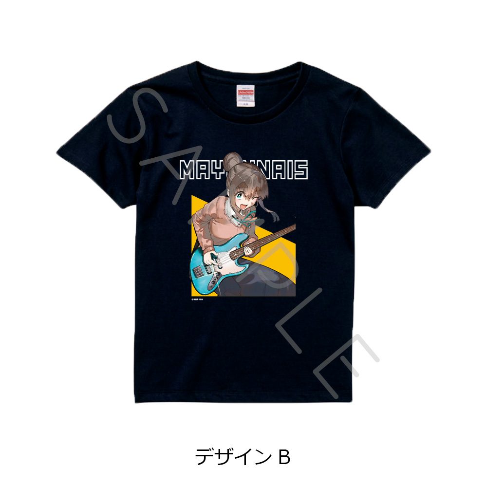 ダンジョンバンド Tシャツ デザインB XLサイズ ("Dangeon & Girl's band" T-shirt Design B (XL Size))