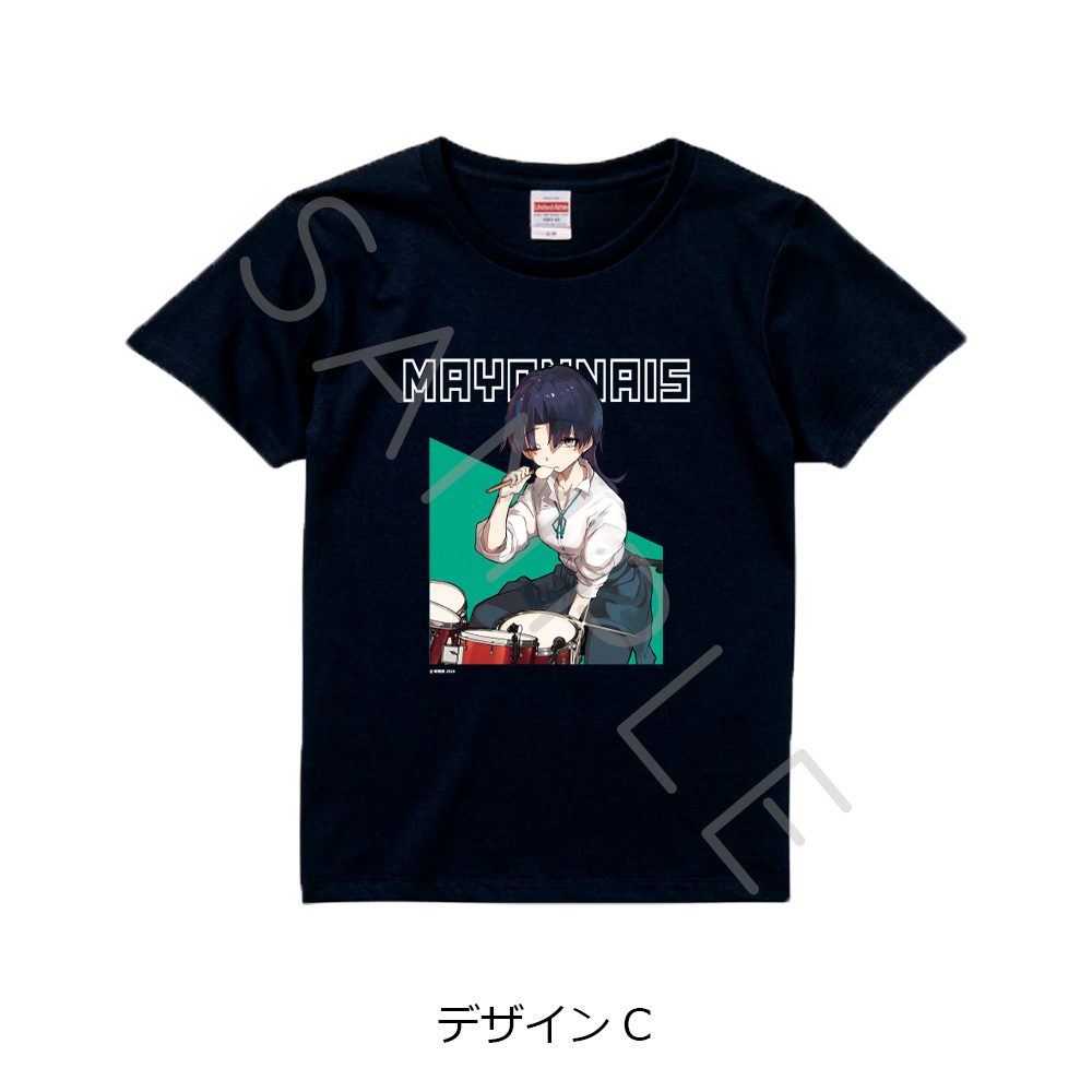 ダンジョンバンド Tシャツ デザインC XLサイズ ("Dangeon & Girl's band" T-shirt Design C (XL Size))