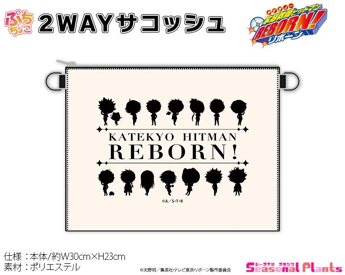 家庭教師ヒットマンREBORN! ぷちちょこ2WAYサコッシュ メガネ&スーツVer. ("Reborn!" Puchichoko 2 Way Sacoche Glasses & Suit Ver.)