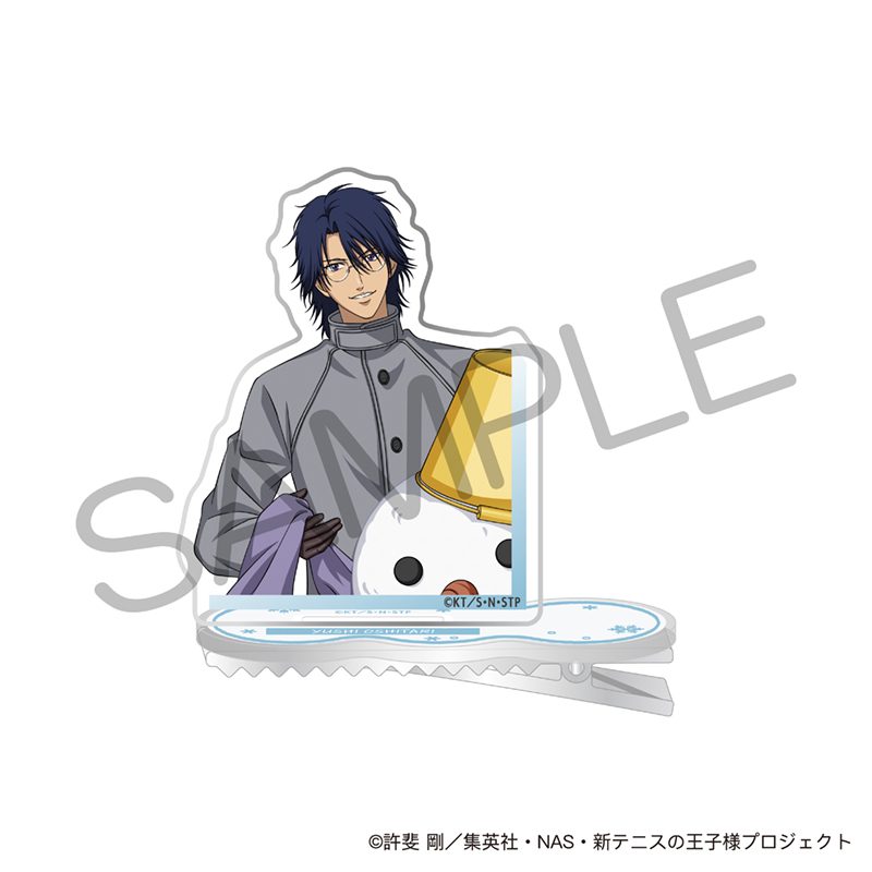新テニスの王子様 キャラのるヘアクリップ 雪遊びVer. 忍足侑士 ("New The Prince of Tennis" Chara Noru Hair Clip Playing in The Snow Ver. Oshitari Yushi)