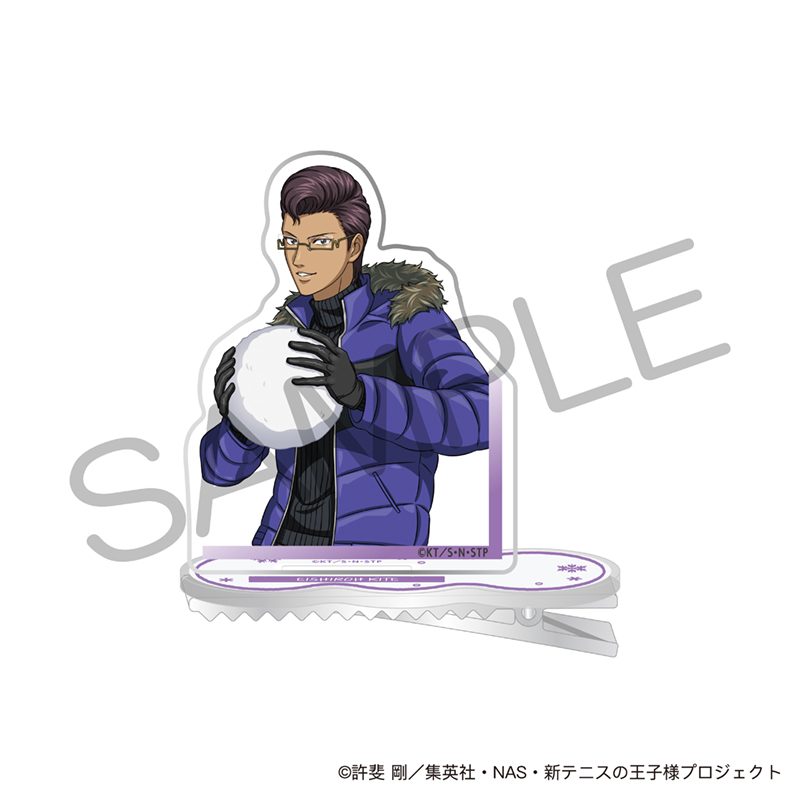 新テニスの王子様 キャラのるヘアクリップ 雪遊びVer. 木手永四郎 ("New The Prince of Tennis" Chara Noru Hair Clip Playing in The Snow Ver. Kite Eishiroh)
