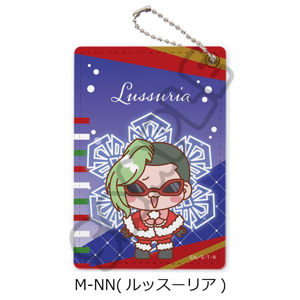 家庭教師ヒットマンREBORN! 第4弾 パスケース M-NN ルッスーリア ("Reborn!" Vol. 4 Pass Case M-NN Lussuria)