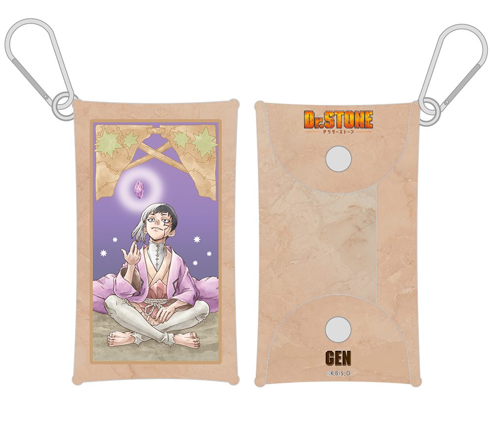 Dr.STONE クリアマルチケース あさぎりゲン ("Dr. Stone" Clear Multi Case Asagiri Gen)