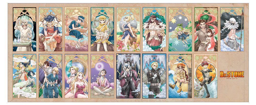 Dr.STONE フェイスタオル ("Dr. Stone" Face Towel)