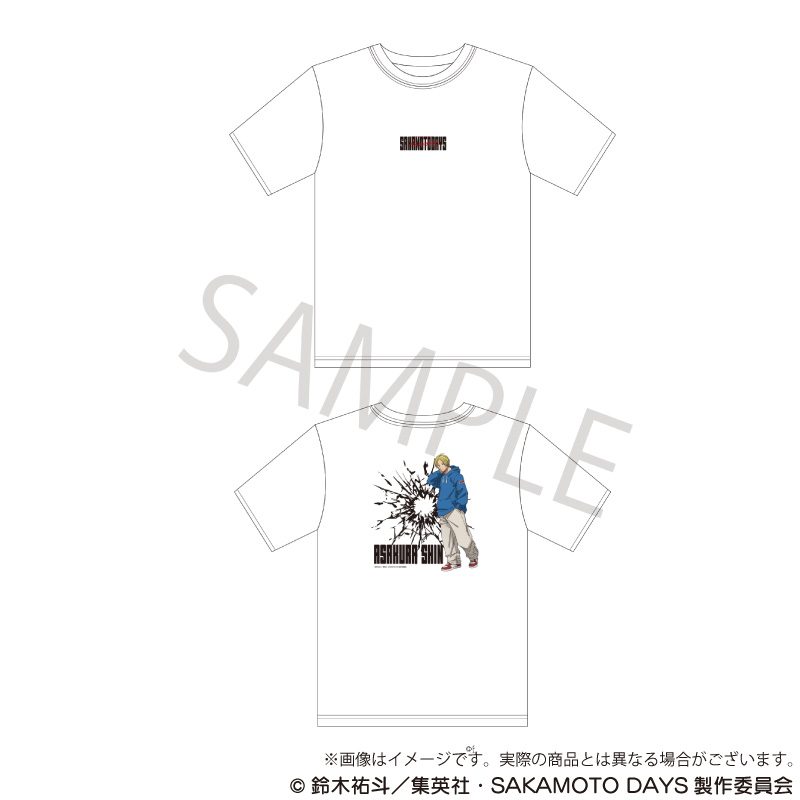 SAKAMOTO DAYS×WEGO Tシャツ 朝倉シン ("Sakamoto Days" x WEGO T-shirt Asakura Shin)