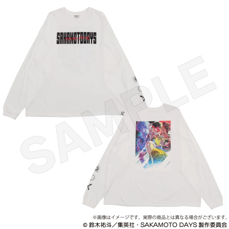 SAKAMOTO DAYS×WEGO ロンT 2期KV ("Sakamoto Days" x WEGO Long T-shirt Season 2 KV)
