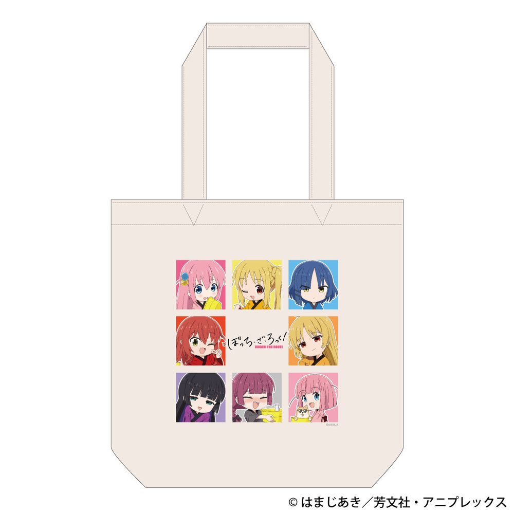ぼっち・ざ・ろっく! 浴衣で温泉 コットントートバッグ ("Bocchi the Rock!" Yukata de Onsen Cotton Tote Bag)