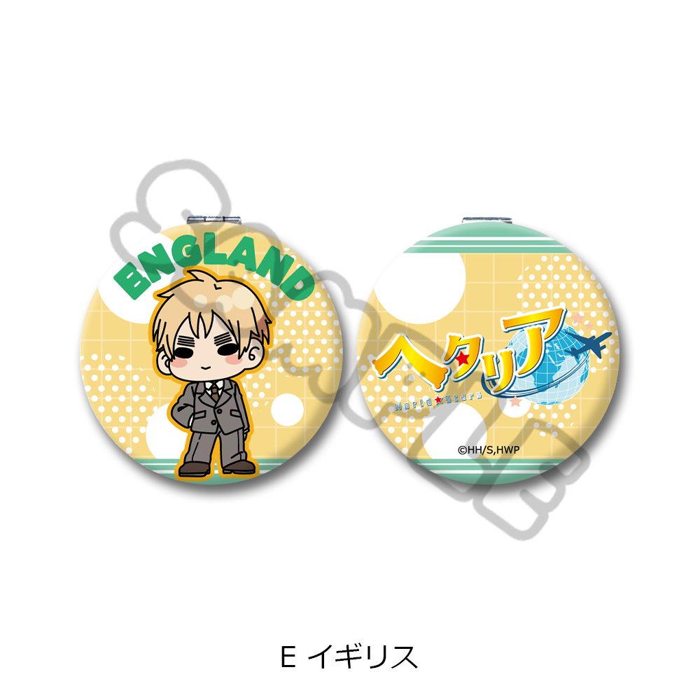 ヘタリア World☆Stars コンパクトミラー E イギリス ("Hetalia World Stars" Compact Mirror E United Kingdom)