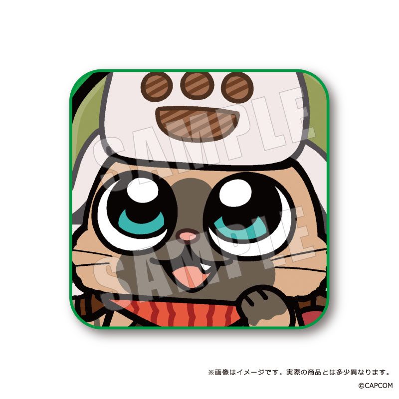 モンスターハンターワイルズ×ぶくぶ ふぇいすタオル 02 オトモアイルー ホープ装備 ("Monster Hunter Wilds" x Bkub Face Towel 02 Palico Hope Set)
