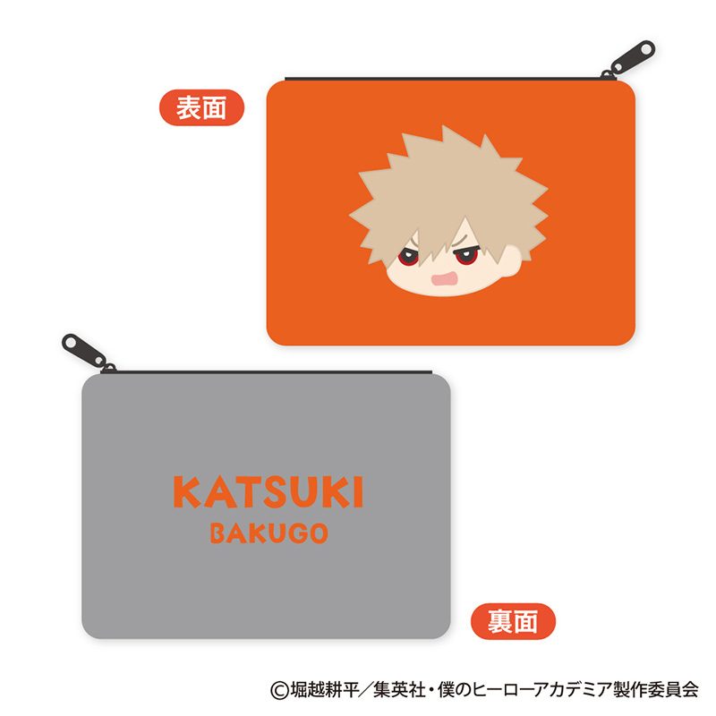 僕のヒーローアカデミア もふもふ フラットケース Vol.3 B 爆豪勝己 ("My Hero Academia" Mofumofu Flat Case Vol. 3 B Bakugo Katsuki)