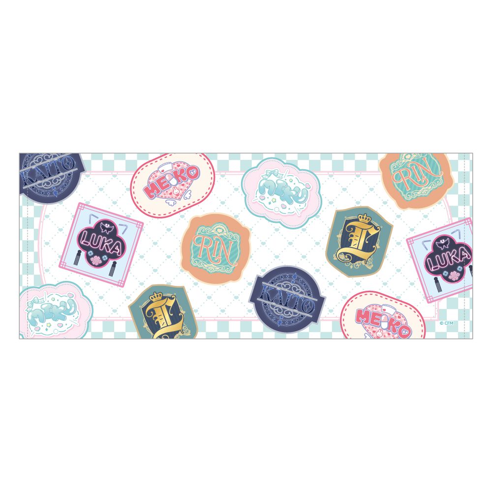 初音ミク 秋葉原フェスティバル2025 フェイスタオル コンセプトカフェVer. (Hatsune Miku Akihabara Festival 2025 Face Towel Concept Cafe Ver.)