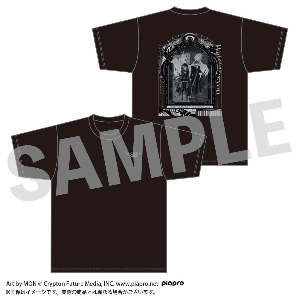 STEAKA ヲチラレ 初音ミク×オバケン オリジナルデザインTシャツ (STEAKA Wochirare Hatsune Miku x Obaken Original Design T-shirt)