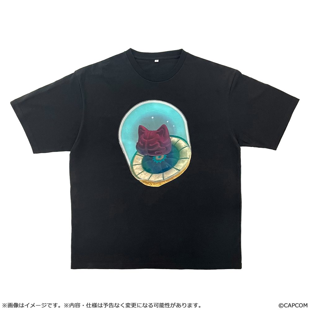 モンスターハンターワイルズ ププロネコブレイン Tシャツ L ("Monster Hunter Wilds" F Rompopolo Brain Alpha T-shirt (L Size))