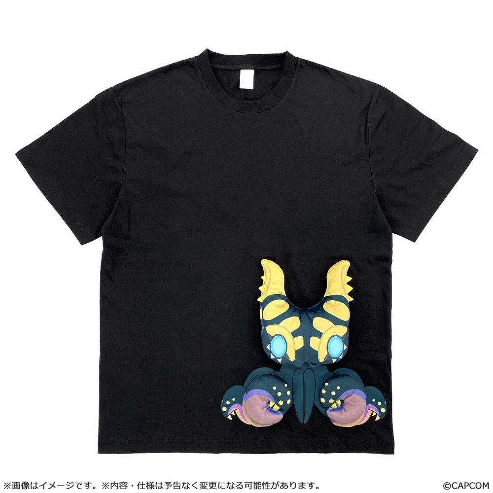 モンスターハンターワイルズ 飛び出すTシャツ ヌ・エグドラ L ("Monster Hunter Wilds" Pop-up T-shirt Nu Udra (L Size))