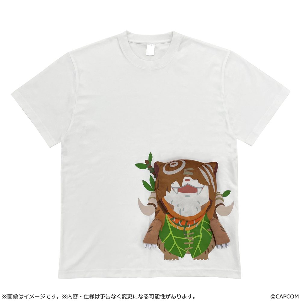 モンスターハンターワイルズ 飛び出すTシャツ モリバー XL ("Monster Hunter Wilds" Pop-up T-shirt Wudwud (XL Size))
