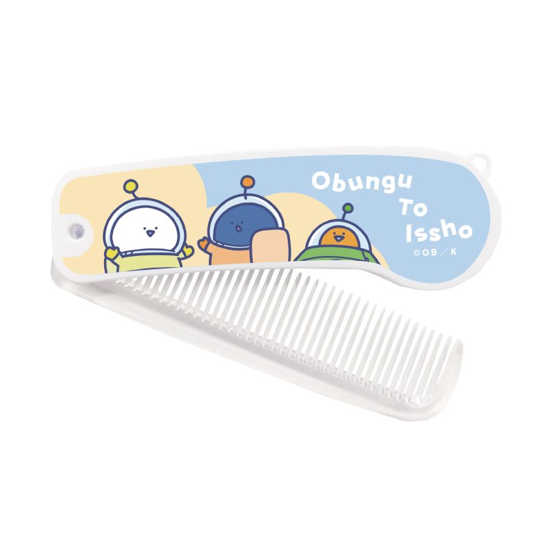折りたたみコーム お文具といっしょ 01 宇宙探検Ver. A(描き下ろしイラスト) (Folding Comb "Obungu to Issho" 01 Space Exploration Ver. A (Original Illustration))