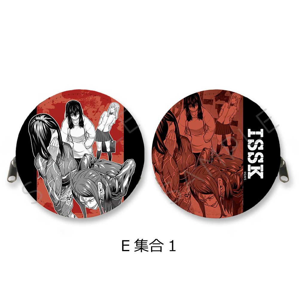 一勝千金 丸形コインケース E 集合1 ("Star: Strike It Rich" Round Coin Case E Group 1)