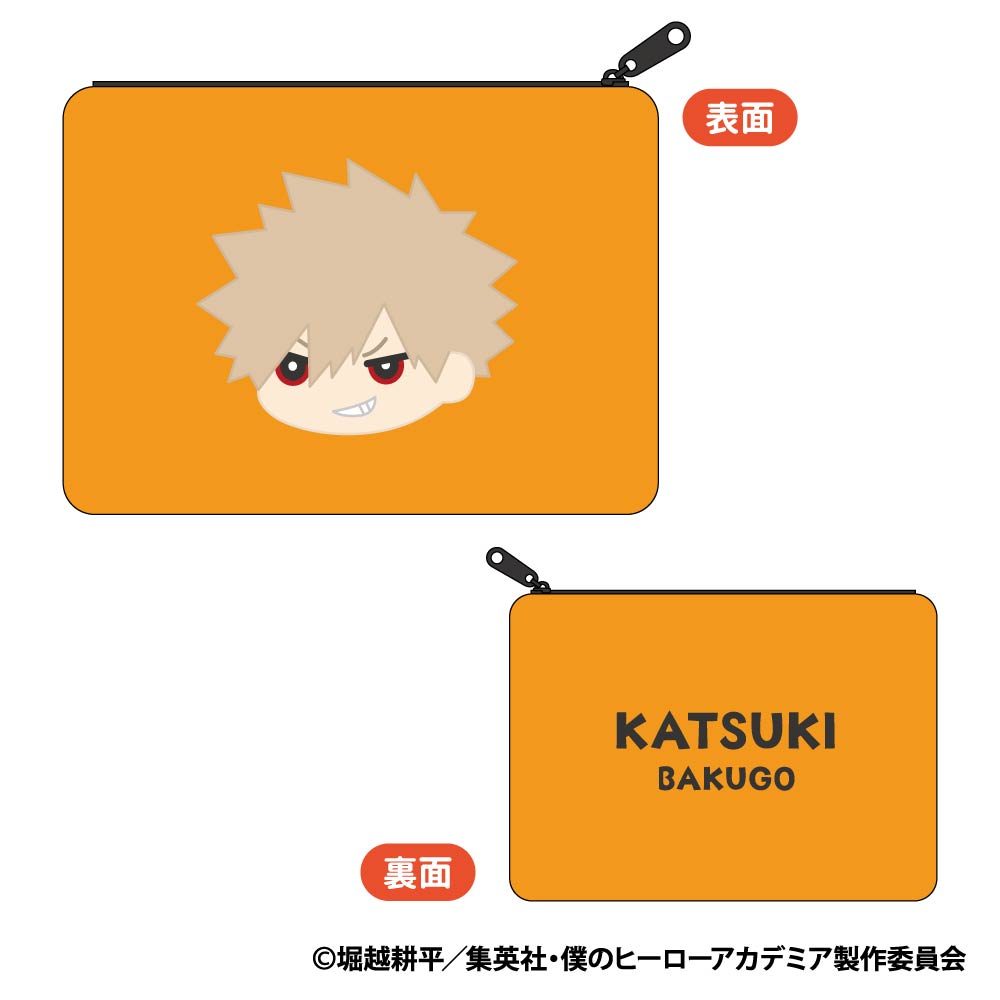 僕のヒーローアカデミア もふもふ フラットケース Vol.2 B 爆豪勝己 ("My Hero Academia" Mofumofu Flat Case Vol. 2 B Bakugo Katsuki)