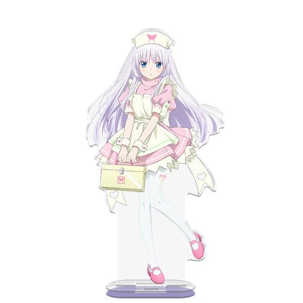 Summer Pockets アクリルキャラスタンド 鳴瀬しろは ナースメイドVer. 描き下ろし ("Summer Pockets" Acrylic Chara Stand Naruse Shiroha Nurse Maid Ver. Original Illustration)