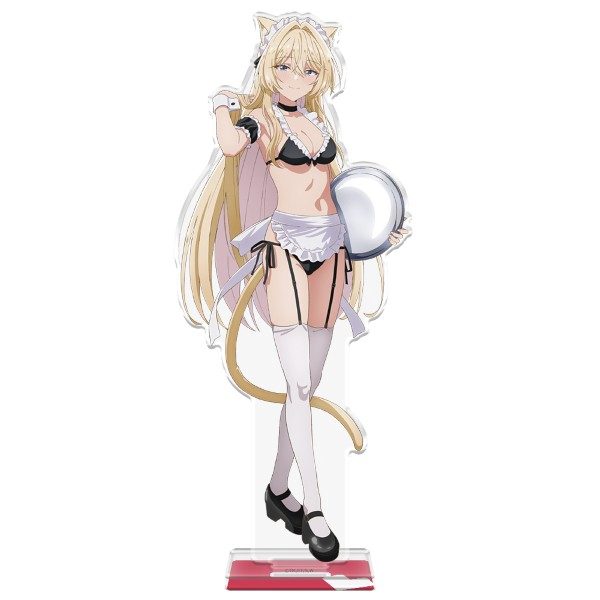 わたしが恋人になれるわけないじゃん、ムリムリ!(※ムリじゃなかった!?) アクリルキャラスタンド 王塚真唯 猫耳水着メイドVer. 描き下ろし ("There's No Freaking Way I'll be Your Lover! Unless..." Acrylic Chara Stand Ouduka Mai Cat Ears Swimwear Maid Ver. Original Illustration)