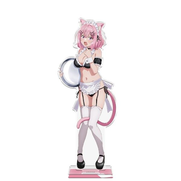 わたしが恋人になれるわけないじゃん、ムリムリ!(※ムリじゃなかった!?) アクリルキャラスタンド 甘織れな子 猫耳水着メイドVer. 描き下ろし ("There's No Freaking Way I'll be Your Lover! Unless..." Acrylic Chara Stand Amaori Renako Cat Ears Swimwear Maid Ver. Original Illustration)