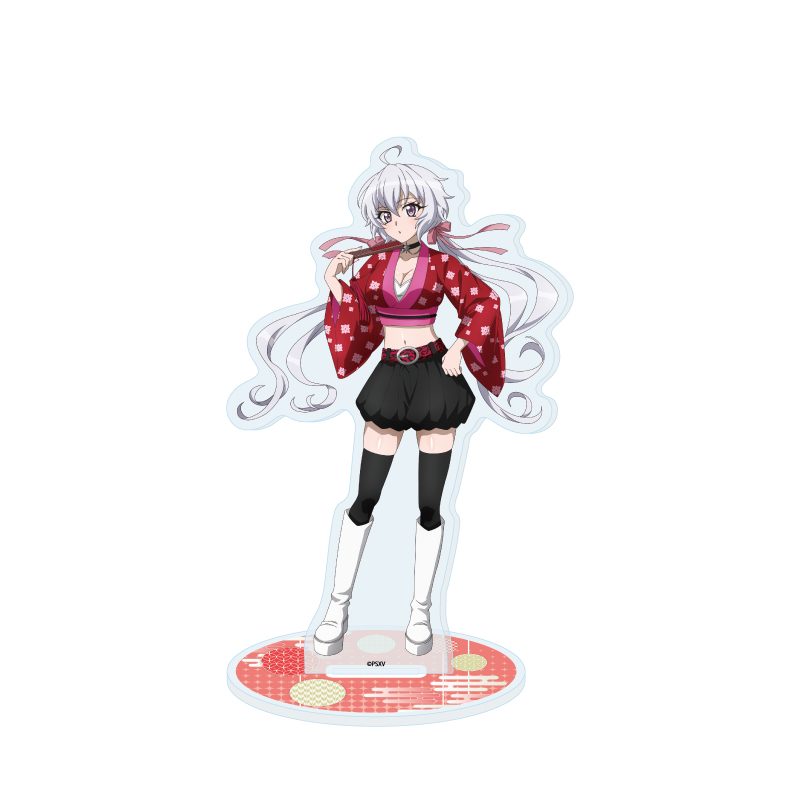 アクリルスタンド 戦姫絶唱シンフォギアXV 73 雪音クリス 着物×Y2K Ver.(描き下ろしイラスト) (Acrylic Stand "Senki Zessho Symphogear XV" 73 Yukine Chris Kimono x Y2K Ver. (Original Illustration))