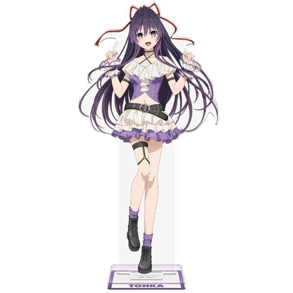 デート・ア・ライブV BIGアクリルキャラスタンド 夜刀神十香 ゴシックパンク ホワイトVer. 描き下ろし ("Date A Live V" BIG Acrylic Chara Stand Yatogami Tohka Gothic Punk White Ver. Original Illustration)