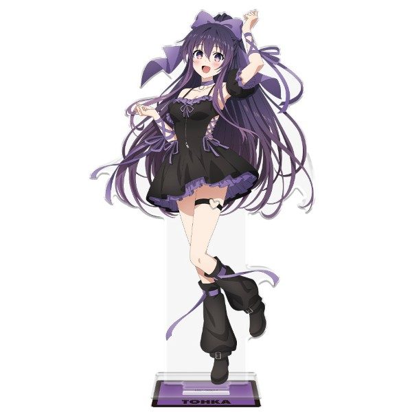 デート・ア・ライブV BIGアクリルキャラスタンド 夜刀神十香 ゴシックパンクVer. 描き下ろし ("Date A Live V" BIG Acrylic Chara Stand Yatogami Tohka Gothic Punk Ver. Original Illustration)