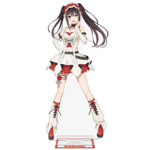 デート・ア・ライブV BIGアクリルキャラスタンド 時崎狂三 ゴシックパンク ホワイトVer. 描き下ろし ("Date A Live V" BIG Acrylic Chara Stand Tokisaki Kurumi Gothic Punk White Ver. Original Illustration)