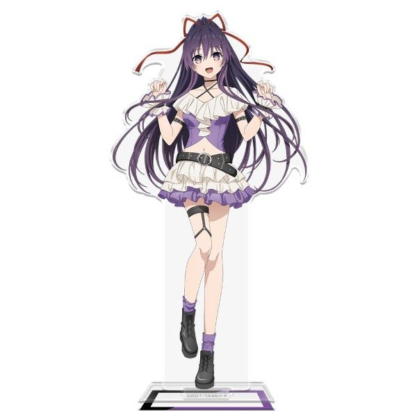 デート・ア・ライブV アクリルキャラスタンド 夜刀神十香 ゴシックパンク ホワイトVer. 描き下ろし ("Date A Live V" Acrylic Chara Stand Yatogami Tohka Gothic Punk White Ver. Original Illustration)