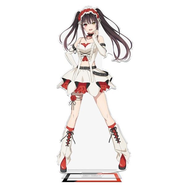 デート・ア・ライブV アクリルキャラスタンド 時崎狂三 ゴシックパンク ホワイトVer. 描き下ろし ("Date A Live V" Acrylic Chara Stand Tokisaki Kurumi Gothic Punk White Ver. Original Illustration)