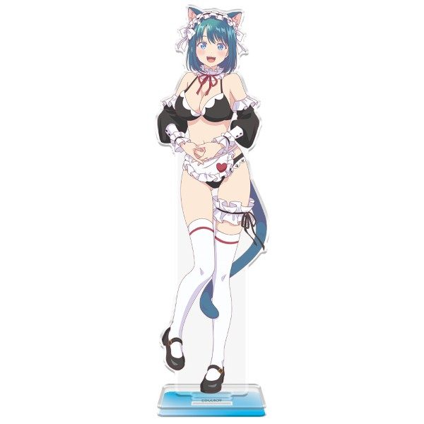 幼馴染とはラブコメにならない アクリルキャラスタンド 水萌汐 猫耳水着メイドVer. 描き下ろし ("You Can't Be In a Rom-Com with Your Childhood Friends!" Acrylic Chara Stand Minamo Shio Cat Ears Swimwear Maid Ver. Original Illustration)