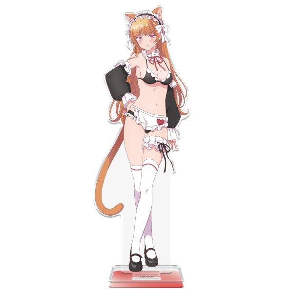 幼馴染とはラブコメにならない アクリルキャラスタンド 火威灯 猫耳水着メイドVer. 描き下ろし ("You Can't Be In a Rom-Com with Your Childhood Friends!" Acrylic Chara Stand Hiodoshi Akari Cat Ears Swimwear Maid Ver. Original Illustration)