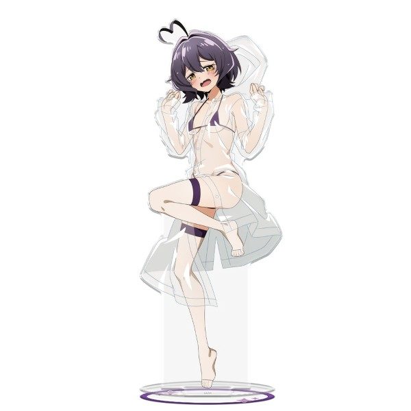 魔法少女にあこがれて BIGアクリルキャラスタンド 柊うてな レインコート水着Ver. 描き下ろし ("Gushing Over Magical Girls" Big Acrylic Chara Stand Hiiragi Utena Raincoat Swimwear Ver. Original Illustration)