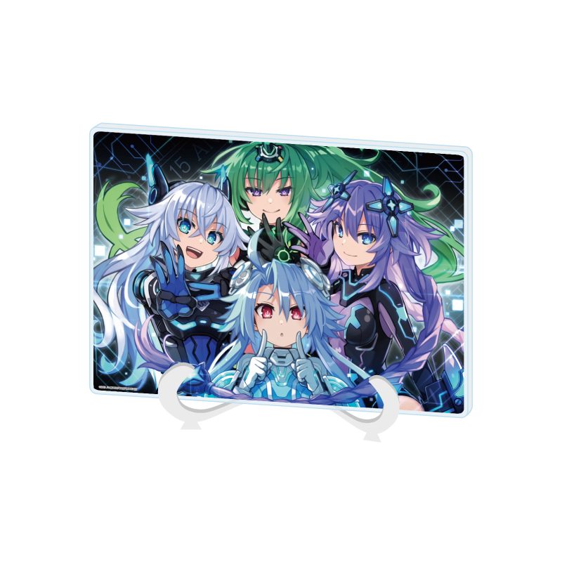アクリルアートボード A5サイズ 超次元ゲイム ネプテューヌ 04 記念イラストB(公式イラスト) (Acrylic Art Board A5 Size "Hyperdimension Neptunia" 04 Anniversary Illustration B (Official Illustration))