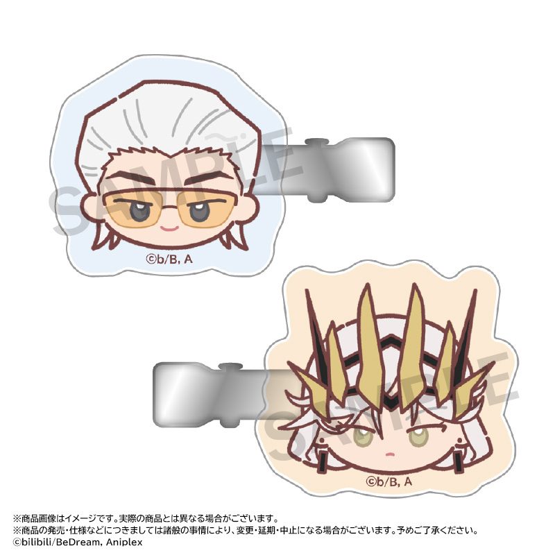 TO BE HERO X ゆるころフェイス ヘアクリップセット A ("To Be Hero X" Yurukoro Face Hair Clip Set A)