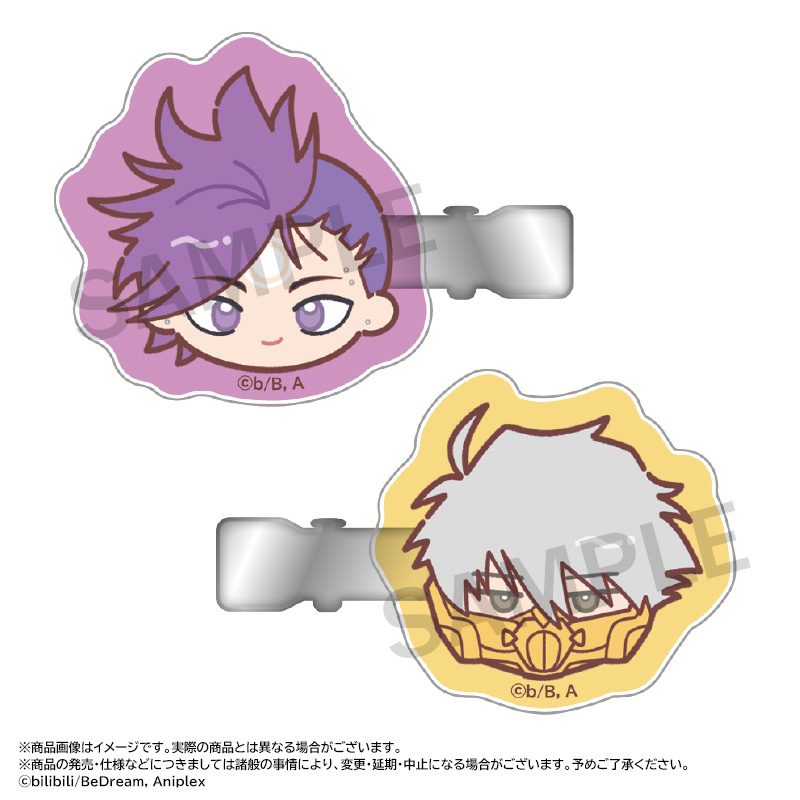 TO BE HERO X ゆるころフェイス ヘアクリップセット B ("To Be Hero X" Yurukoro Face Hair Clip Set B)