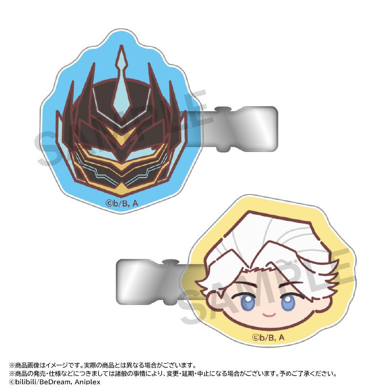 TO BE HERO X ゆるころフェイス ヘアクリップセット E ("To Be Hero X" Yurukoro Face Hair Clip Set E)