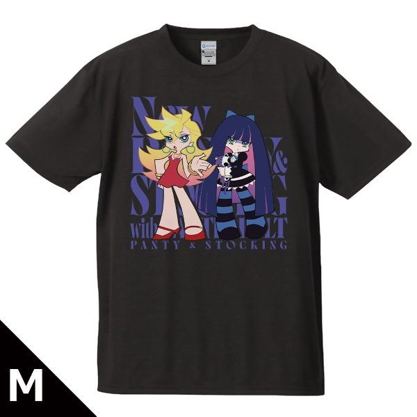 New PANTY & STOCKING with GARTERBELT Tシャツ PANTY & STOCKING Mサイズ ("New Panty & Stocking with Garterbelt" T-shirt Panty & Stocking (M Size))