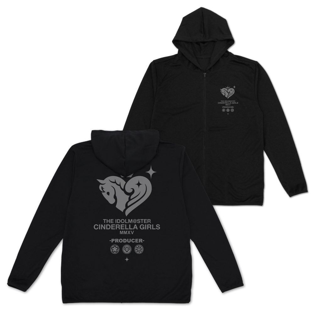 アイドルマスター シンデレラガールズ アイドルマスター シンデレラガールズ 薄手ドライパーカー ブラック L ("The Idolmaster Cinderella Girls" The Idolmaster Cinderella Girls Dry Hoodie Black (L Size))